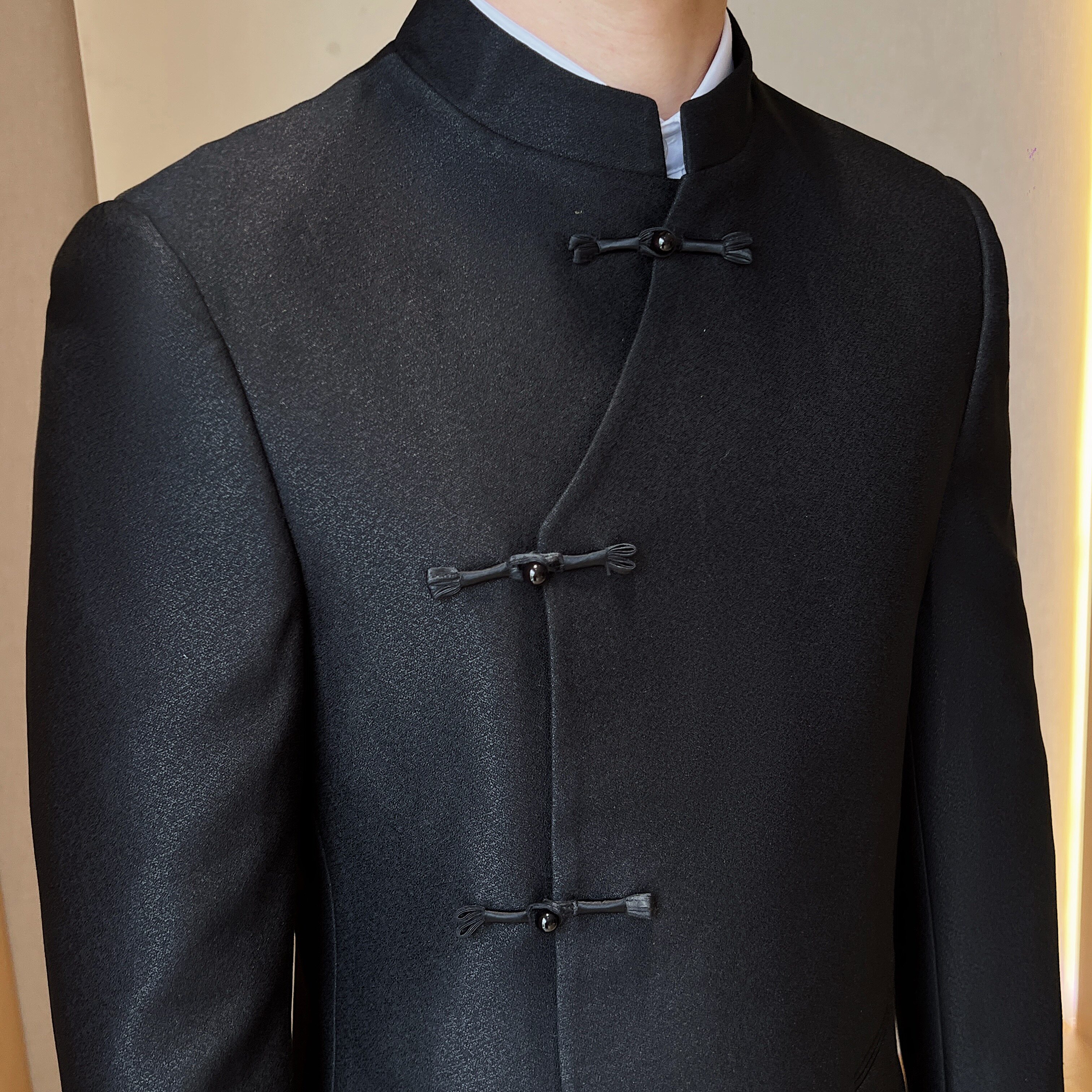 风男士纽扣结礼服套装晚宴套装两件套LJT1912/P250,男装休闲套装,电商A428
