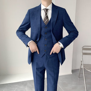 男士经典暗格 挺括顺滑修身男士西服套装 西装 XZ827/P280图片