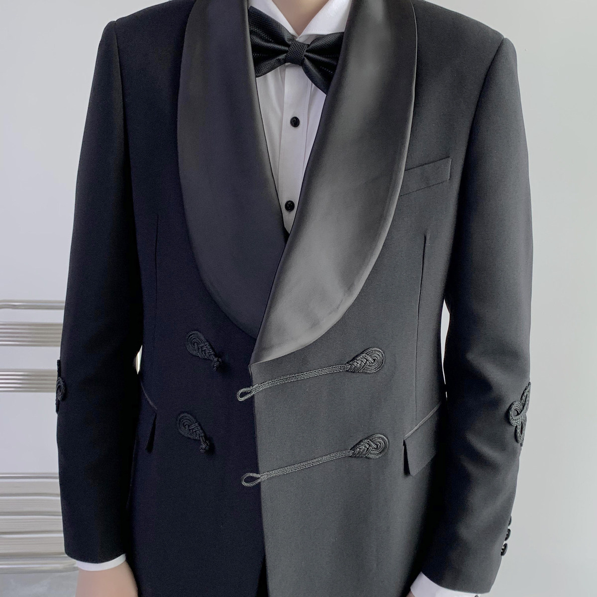 奢华婚礼风男士结礼服套装晚宴套装两件套LJT805/P260,男装休闲套装,电商A428