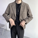 街头时尚男士复古格子设计感休闲夹克XZ845/P145，男装夹克，电商A428