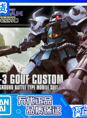 现货 万代 HGUC 117 1/144 MS-07B-3 GOUF B3老虎 重炮老虎特装型