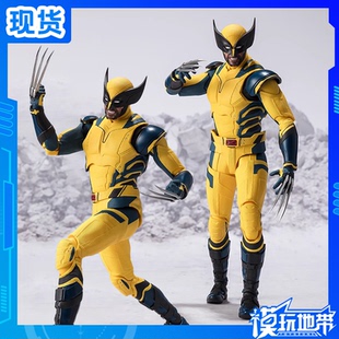 現貨 電影版 手辦 成品 漫威 狼叔 死侍與金剛狼 SHF 萬代 金剛狼