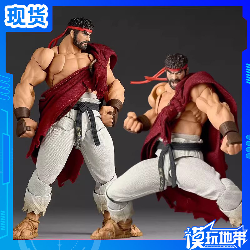 现货 海洋堂 轮转科技 惊奇山口式 街头霸王 隆 成品模型 补款