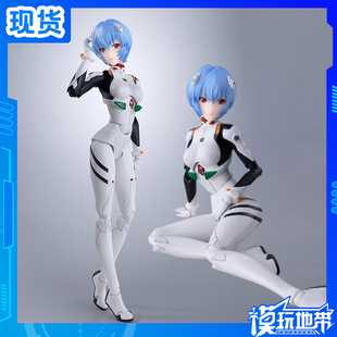 现货 万代 SHF 新世纪福音战士 EVA 绫波丽 成品模型 手办 模型