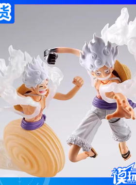 现货 万代 魂限定 SHF 蒙奇 D 路飞 5挡 未来岛蛋头岛篇 模型