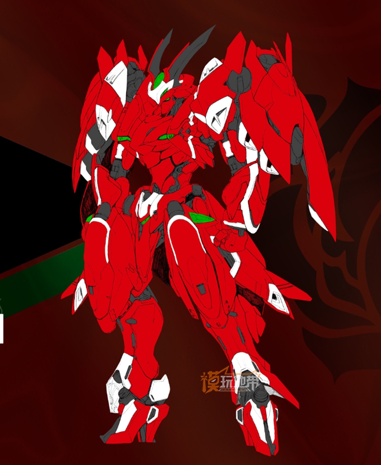 神机工业全武装达萨可红夜