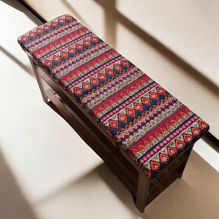 可定做长椅长凳坐垫长条垫实木板凳餐厅酒巴民宿长方形长条椅子垫