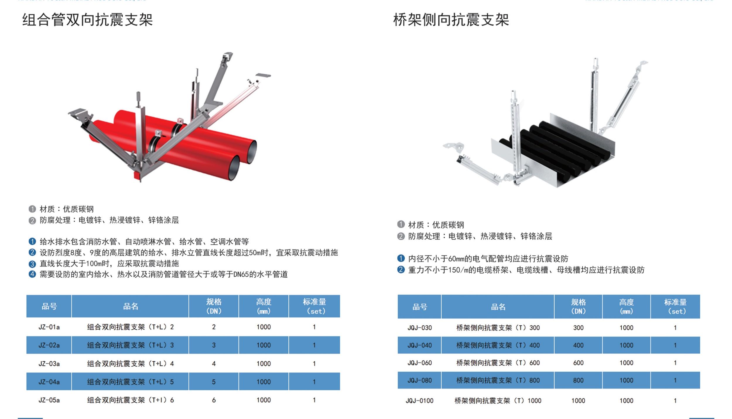 管廊机电工程防震托臂支架