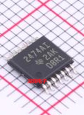 TLV2474AIPWPR 2474AI 全新运算放大器IC芯片 HTSSOP-14 可直拍