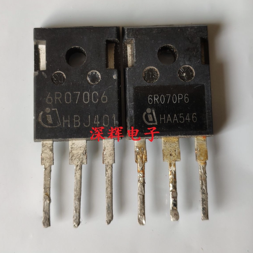 【深辉电子】原装进口拆机 6R070C6 MOS场效应管 TO-3P