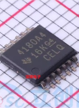 INA4180A4IPWR 4180A4 全新电流感应放大器IC芯片TSSOP-14 可直拍