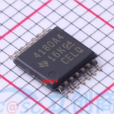 INA4180A4IPWR 4180A4 全新电流感应放大器IC芯片TSSOP-14 可直拍