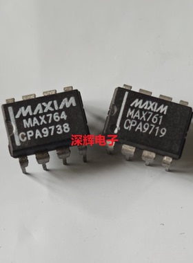 直插 MAX761CPA MAX764EPA DC-DC逆变器IC芯片 DIP-8 进口拆机