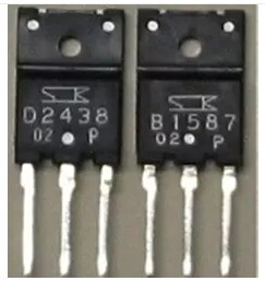 B1587 D2438 2SB1587 2SD2438 进口拆机音频功放配对管TO3P 对3元