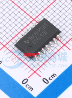 CD4012BNSR 4011BM 4023B全新进口逻辑IC芯片 SOP-14中体5.2MM
