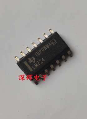 贴片 LM224D LM224DG DR 全新原装进口四运放IC芯片SOP-14 可直拍