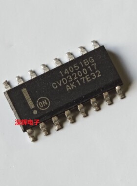 贴片 MC14051BDR2G 14051BG B 进口逻辑IC芯片 SOP-16 可直拍