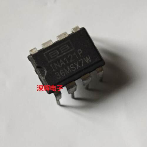 直插 INA121P INA118P INA122PA 仪表放大器IC芯片 DIP-8进口拆机