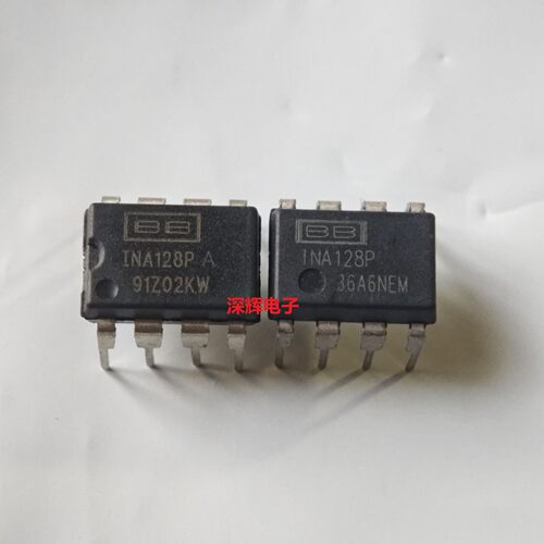 直插 INA128P INA128PA 仪表放大器芯片 DIP-8 可直拍 进口拆机
