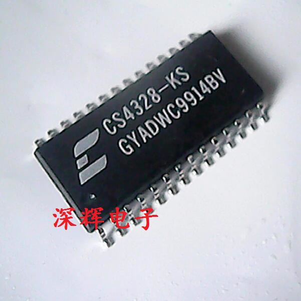 贴片 CS4328-KS 立体声D / A转换器芯片 可直拍 SOP28 原装拆机