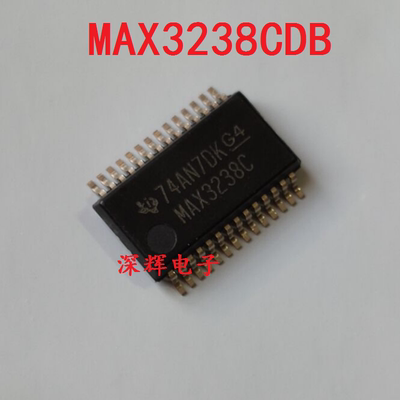 MAX3238CDB CDBR MAX3238C 全新RS-232收发器 SSOP-28 可直拍