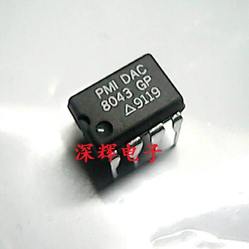 直插 DAC8043GP DAC8043FP 12位DA转换器 DIP-8 可直拍 原装拆机
