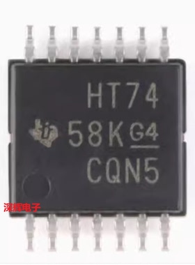 SN74HCT74PWR PW丝印HT74 全新进口触发器IC芯片TSSOP-14 可直拍