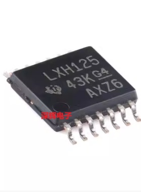 SN74LVTH125PWR PW丝印LXH125 全新缓冲器IC芯片TSSOP-14 可直拍