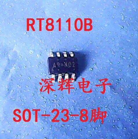 贴片 RT8110B 丝印A9= 拆机电源管理IC芯片 SOT-23-8脚 可直拍