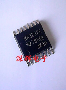 贴片 MA3232C MAX3232CPW 进口收发器IC芯片 TSSOP-16封装 可直拍