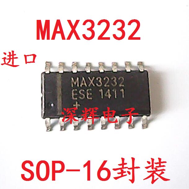 贴片 MAX3232CSE MAX3232ESE 进口驱动器/接收器IC芯片 可直拍