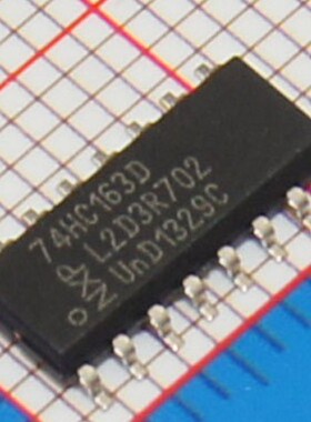 贴片 74HC163D 74HC163 进口二进制计数器芯片 SOP-16 可直拍