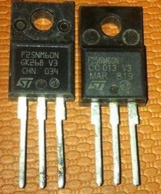 直插 25N60 F25NM60 进口拆机场效应三极管 TO-220F封装 可直拍