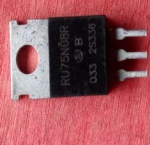 RU75N08R WFP75N08 控制器常用场效应管 TO-220 原装拆机