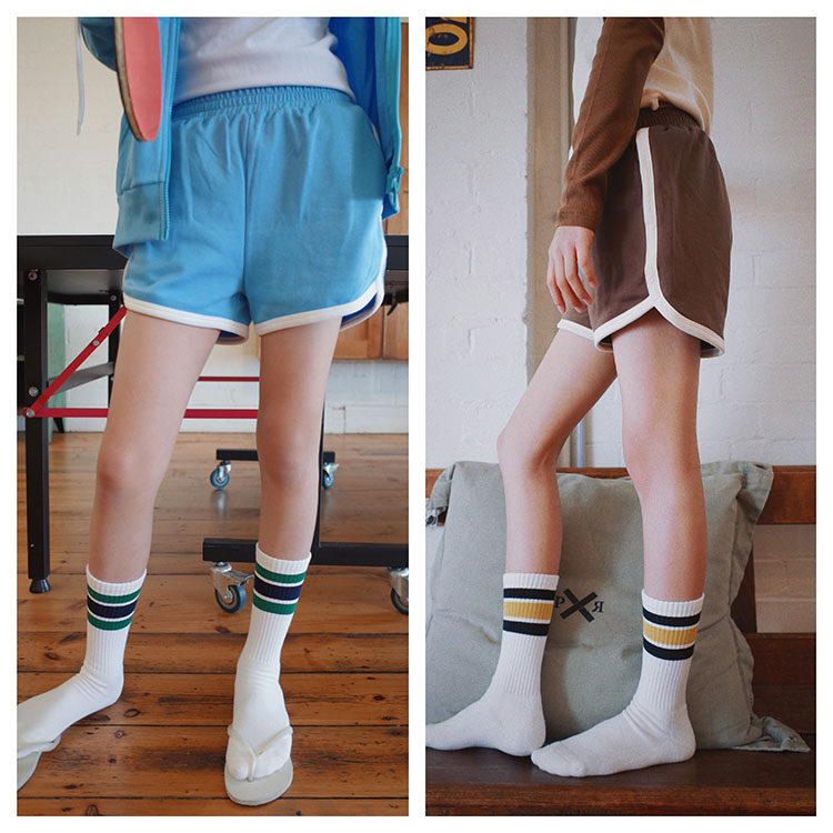 WAAH原创设计春夏新品男女中大童户外全棉口袋防走光运动休闲短裤