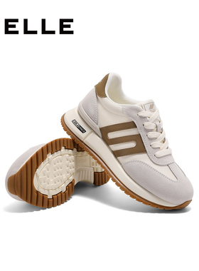 百丽厚底阿甘鞋跑步女鞋子2025春季新款休闲运动鞋单鞋D3X1 D3X1D