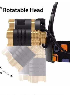 LED Headlamp 3000 Lumen  headlight Waterproof  Camping