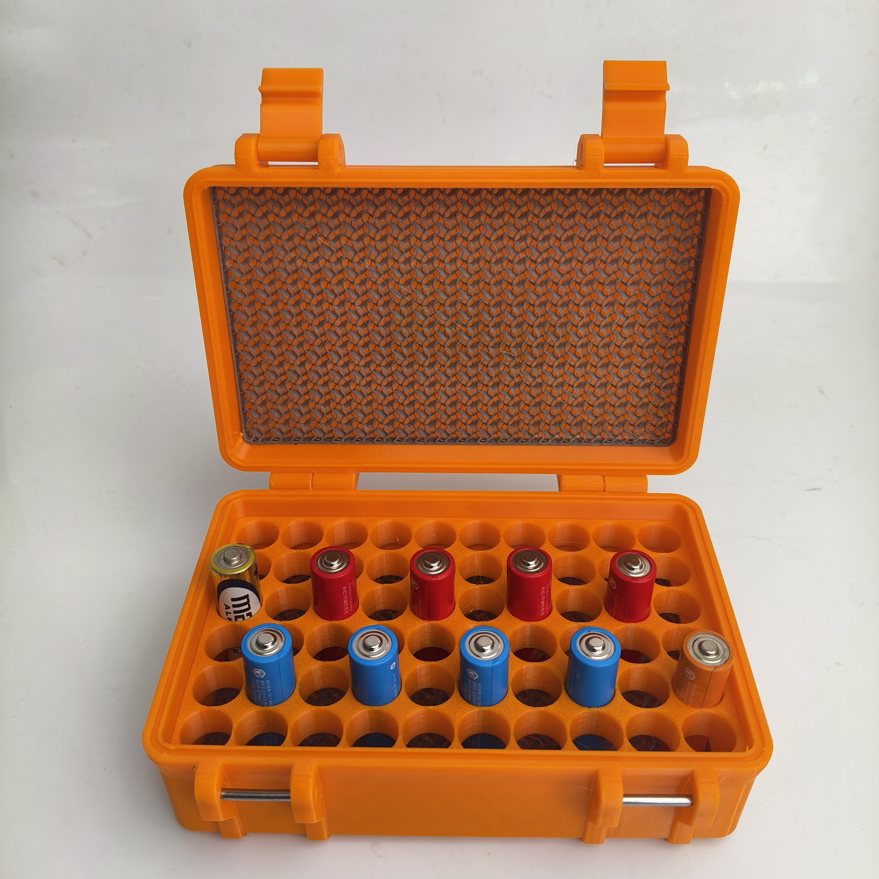 5号电池收纳盒AA电池收纳盒定制电池收纳盒60节5号电池储存盒