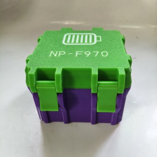 索尼相机电池收纳盒NP-F970电池收纳盒摄影灯具电池收纳盒F970盒