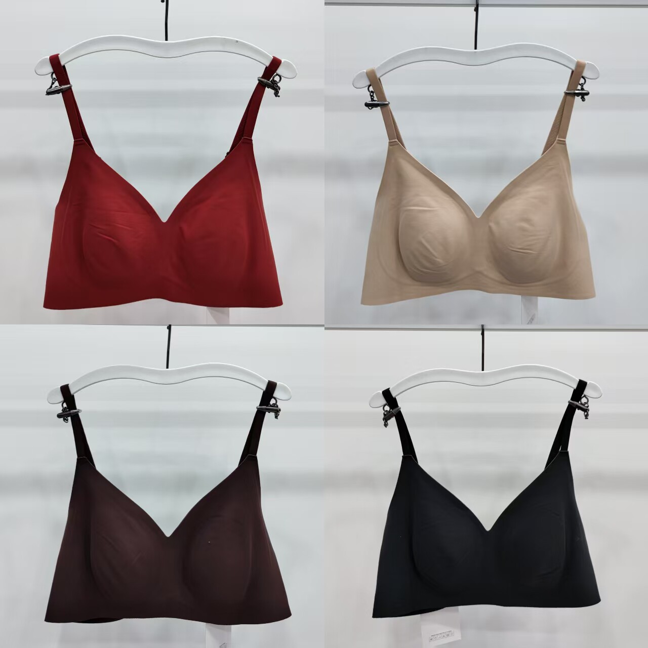 零感无痕果冻条高侧收副乳文胸