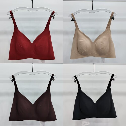零感无痕果冻条高侧收副乳文胸