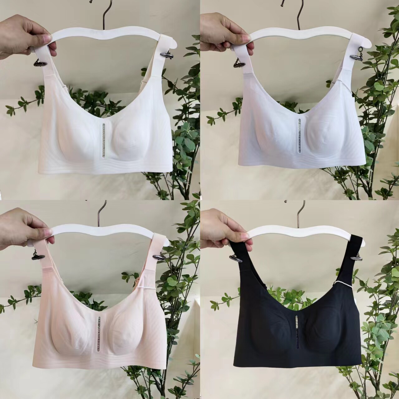 大胸显小胸内衣大码收副乳文胸女