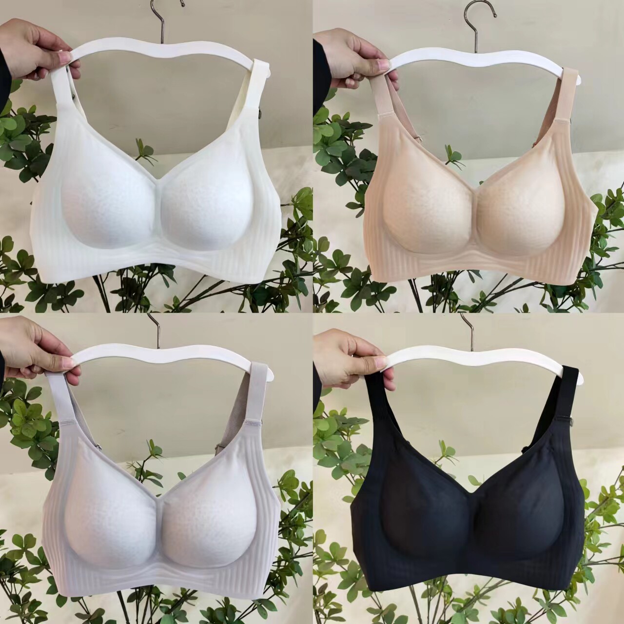 果冻条薄款调整型无痕女内衣文胸