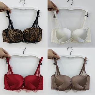 睫毛蕾丝花边聚拢内衣女士B杯软钢圈聚拢薄杯性感舒适文胸罩8597