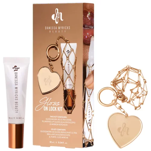 新款Danessa Myricks Beauty Lip Gloss On Lock唇釉套装10ml