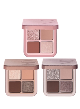 新款 NATASHA DENONA Luxe Glam Compact Quad四色眼影盘