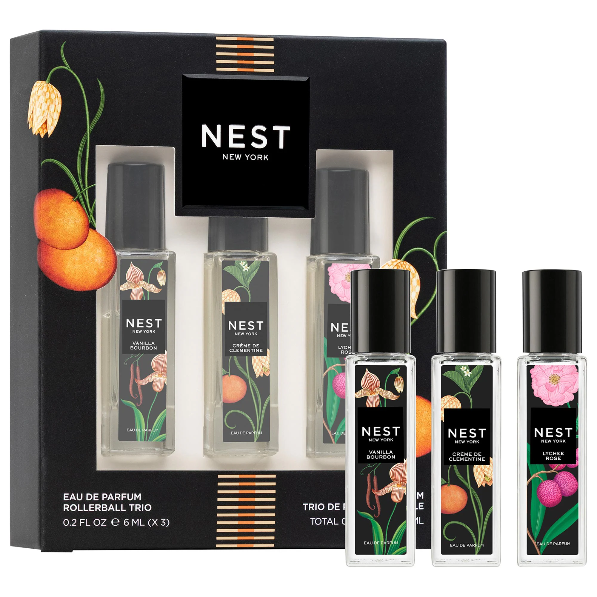 NEST New York Mini Rollerball Trio Set香水套装3*6ml