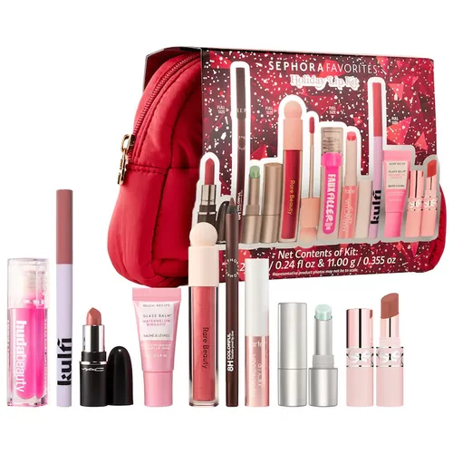 新款 海淘Sephora Favorites Lip Kit Value唇釉唇膏套装
