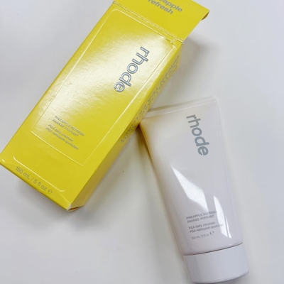 现货美代海莉Hailey Bieber Rhode skin菠萝卸妆洁面 洗面奶150ml