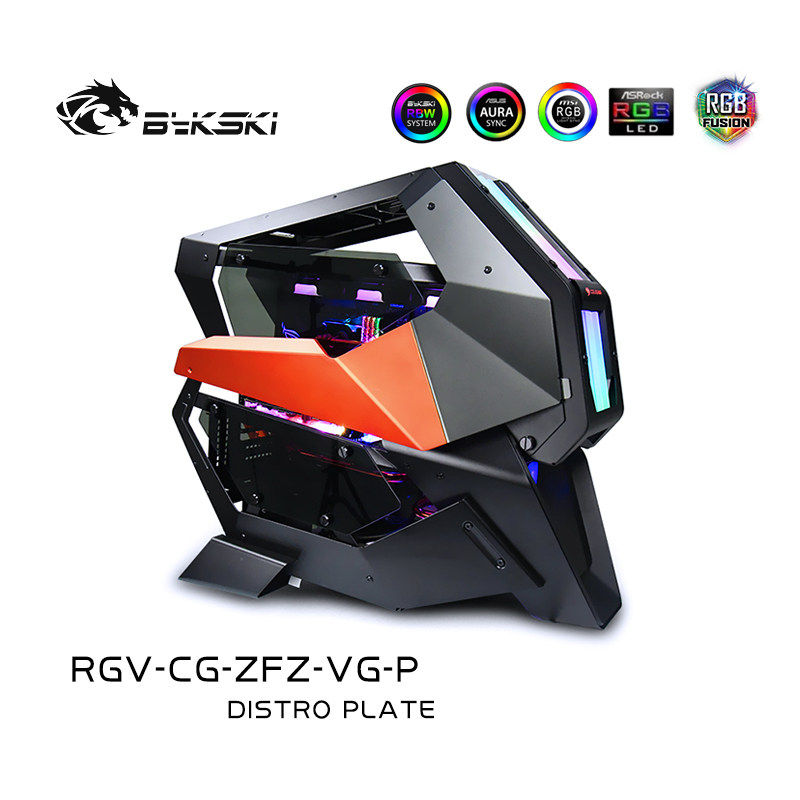 Bykski RGV-CG-ZFZ-VG-P 水冷水路板导流板 骨伽CONQUER2机箱专用